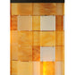 Meyda Lighting Cilindro 27" 12-Light Oil Rubbed Bronze Calico Semi-flush Mount Ceiling Light With Amber and Beige Shade