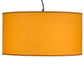 Meyda Lighting Cilindro 27" 4-Light Oil Rubbed Bronze Play Textrene Pendant Light With Vintage Gold Textrene Shade