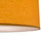 Meyda Lighting Cilindro 27" 4-Light Oil Rubbed Bronze Play Textrene Pendant Light With Vintage Gold Textrene Shade