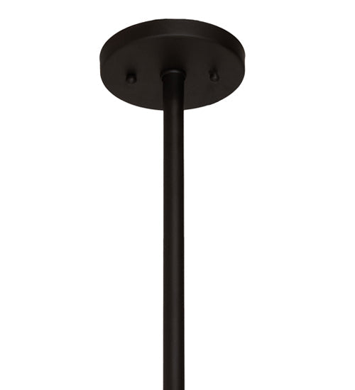 Meyda Lighting Cilindro 27" Oil Rubbed Bronze Pendant Light With White Textrene & Statuario Idalight Shade