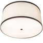 Meyda Lighting Cilindro 28" 4-Light Mahogany Bronze Pendant Light With Eggshell Textrene & Statuario Idalight Shade