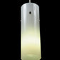 Meyda Lighting Cilindro 3" Brushed Nickel Mini Pendant Light With White Acrylic Shade
