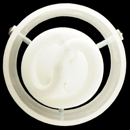 Meyda Lighting Cilindro 3" Brushed Nickel Mini Pendant Light With White Acrylic Shade