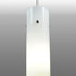 Meyda Lighting Cilindro 3" Brushed Nickel Mini Pendant Light With White Acrylic Shade