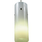 Meyda Lighting Cilindro 3" Brushed Nickel Mini Pendant Light With White Shade