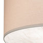 Meyda Lighting Cilindro 30" 3-Light Oil Rubbed Bronze Pendant Light With Angelwing Idalight & Natural Textrene Shade