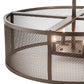 Meyda Lighting Cilindro 30" 4-Light Bronze Rame Pendant Light