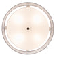 Meyda Lighting Cilindro 30" 4-Light Gilded Tobacco Pendant Light With White Statuario Idalight & Silver Organza Textrene Shade