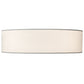 Meyda Lighting Cilindro 30" 4-Light Nickel Flush Mount Light With Cream Textrene & White Statuario Idalight Shade