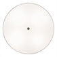 Meyda Lighting Cilindro 30" 4-Light Nickel Flush Mount Light With Cream Textrene & White Statuario Idalight Shade