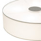 Meyda Lighting Cilindro 30" 4-Light Nickel Flush Mount Light With Cream Textrene & White Statuario Idalight Shade