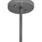 Meyda Lighting Cilindro 30" 6-Light 2-Tier Nickel Powder Coat Pendant Light With White Eggshell Textrene Shade