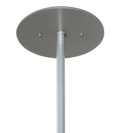 Meyda Lighting Cilindro 32" 4-Light Brushed Nickel Pendant Light With Black Paper Shade