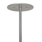 Meyda Lighting Cilindro 32" 4-Light Brushed Nickel Powder Coat Papel Blanco Pendant Light With White Paper Shade