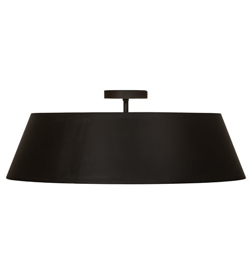 Meyda Lighting Cilindro 34" 4-Light Oil Rubbed Bronze Campbell Pendant Light With White Statuario Idalight Shade