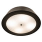 Meyda Lighting Cilindro 34" 4-Light Oil Rubbed Bronze Campbell Pendant Light With White Statuario Idalight Shade