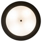 Meyda Lighting Cilindro 34" 4-Light Oil Rubbed Bronze Campbell Pendant Light With White Statuario Idalight Shade