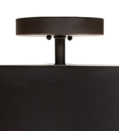 Meyda Lighting Cilindro 34" 4-Light Oil Rubbed Bronze Campbell Pendant Light With White Statuario Idalight Shade