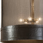 Meyda Lighting Cilindro 36" 15-Light Timeless Bronze Golpe Cage Pendant Light