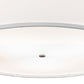Meyda Lighting Cilindro 36" 3-Light Brushed Nickel Pendant Light With White Linen Textrene Shade