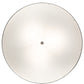 Meyda Lighting Cilindro 36" 3-Light Brushed Nickel Powder Coat Pendant Light With White Linen & Stataurio Idalight Shade