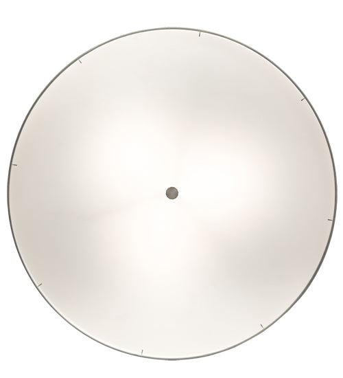 Meyda Lighting Cilindro 36" 3-Light Brushed Nickel Powder Coat Pendant Light With White Linen & Stataurio Idalight Shade