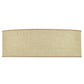 Meyda Lighting Cilindro 36" 3-Light Nickel Flush Mount Light With White Burlap Shade Glass