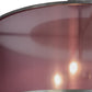 Meyda Lighting Cilindro 36" 3-Light Nickel Palace Pendant Light With Aubergine Textralite Shade
