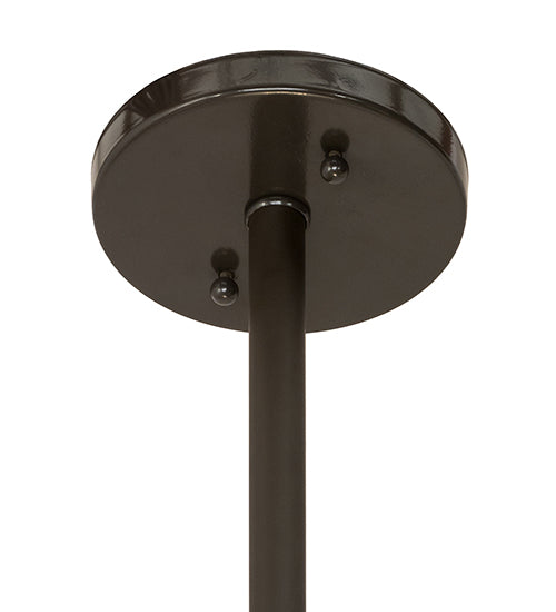 Meyda Lighting Cilindro 36" 3-Light Oil Rubbed Bronze Pendant Light With White Textrene & Statuario Idalight Shade