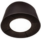Meyda Lighting Cilindro 36" 3-Light Textured Black Tapered Pendant Light With Black Textrene & Statuario Idalight Shade