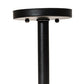 Meyda Lighting Cilindro 36" 3-Light Textured Black Tapered Pendant Light With Black Textrene & Statuario Idalight Shade