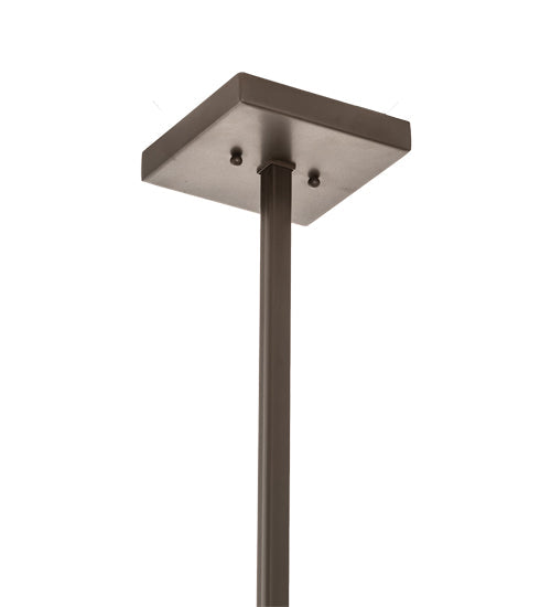 Meyda Lighting Cilindro 36" 4-Light Bronze Rame Pendant Light