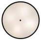 Meyda Lighting Cilindro 36" 4-Light Flat Black Deco Pendant Light With Off-White Textrene & Statuario Idalight Shade