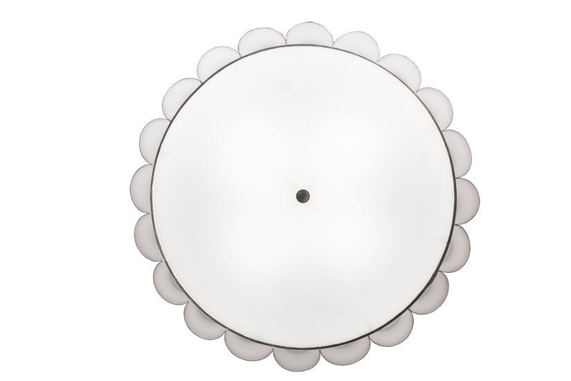Meyda Lighting Cilindro 36" 4-Light Nickel Engranaje Pendant Light With White Textrene & Statuario Idalight Shade