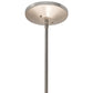 Meyda Lighting Cilindro 36" 4-Light Nickel Powder Coat Deco Pendant Light With Off White Linen & Statuario Idalight Shade