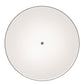 Meyda Lighting Cilindro 36" 6-Light Brushed Nickel Pendant Light With White Linen & Statuario Idalight Shade