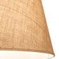 Meyda Lighting Cilindro 36" 6-Light Golden Bronze Tapered Pendant Light With Beige Textrene Shade