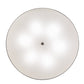 Meyda Lighting Cilindro 36" 6-Light Nickel Pendant Light With White Textrene Shade