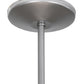 Meyda Lighting Cilindro 36" 6-Light Nickel Powder Coat Pendant Light With White Textrene Shade