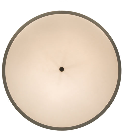 Meyda Lighting Cilindro 36" 6-Light Timeless Bronze Pendant Light With Beige Eggshell Textrene Shade