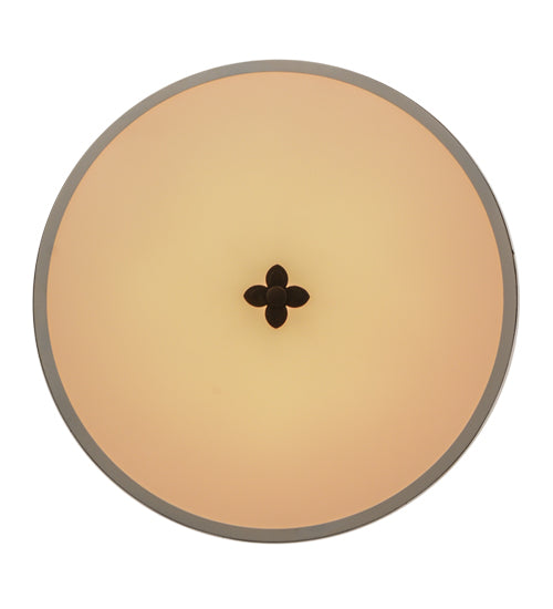 Meyda Lighting Cilindro 36" 8-Light Mahogany Bronze Quatrefoil Pendant Light With Beige Textrene & Statuario Idalight Shade