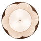 Meyda Lighting Cilindro 36" 9-Light Nickel Pendant Light With Cream & Brushed Gold Shade
