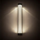Meyda Lighting Cilindro 4" 2-Light Oil Rubbed Bronze Pipette Wall Sconce With Clear Shade Glass
