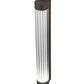 Meyda Lighting Cilindro 4" 2-Light Oil Rubbed Bronze Pipette Wall Sconce With Clear Shade Glass