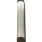 Meyda Lighting Cilindro 4" 2-Light Oil Rubbed Bronze Pipette Wall Sconce With Clear Shade Glass