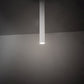 Meyda Lighting Cilindro 4" LED Matte White Flush Mount Light With White Shade