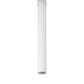 Meyda Lighting Cilindro 4" LED Matte White Flush Mount Light With White Shade