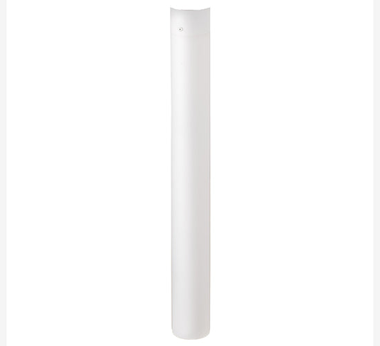 Meyda Lighting Cilindro 4" LED Matte White Flush Mount Light With White Shade