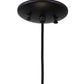 Meyda Lighting Cilindro 4" Textured Black Mini Pendant Light With Green Jadestone Shade
