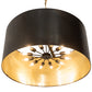 Meyda Lighting Cilindro 42" 12-Light Craftsman Brown & Oil Rubbed Bronze Campbell Pendant Light